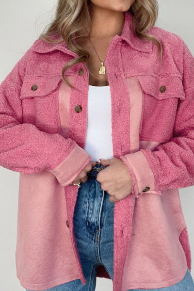 The Rosey Color Block Shacket