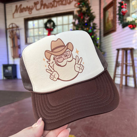 Cowboy Santa Trucker Hat