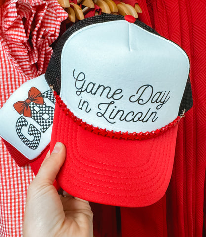 Game Day In Lincoln Trucker Hat