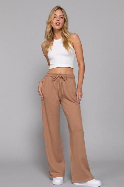 Fleece Lined Straight Leg Pants