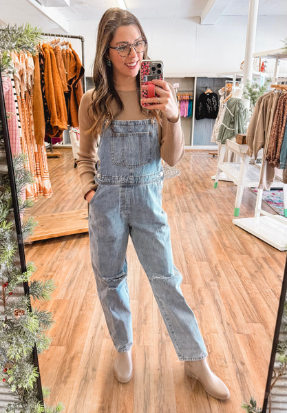 Honest Love Denim Overalls