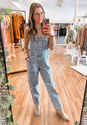 Honest Love Denim Overalls