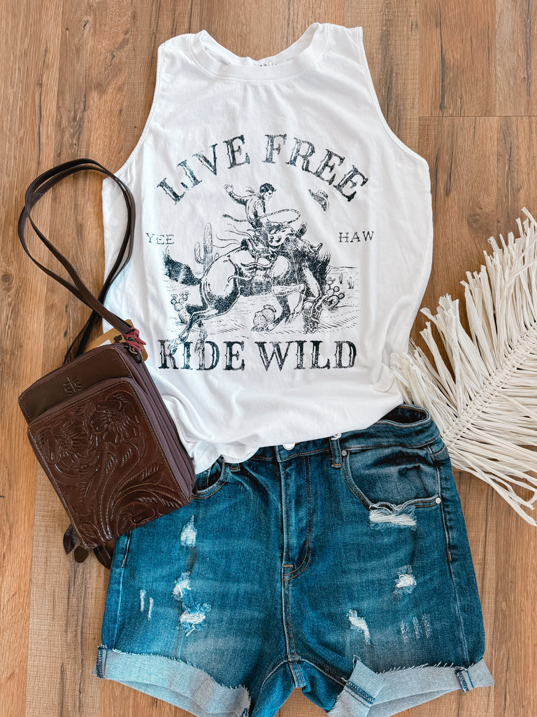 Live Free Graphic Tank