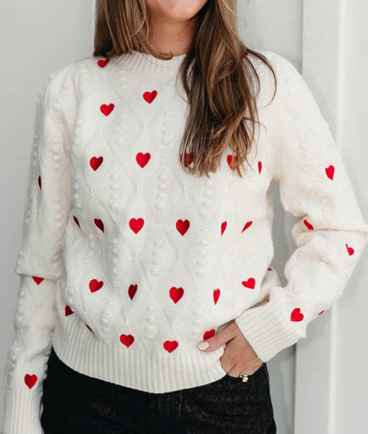 Cross My Heart Sweater