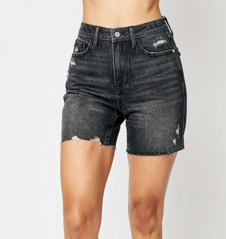 Judy Blue Rigid MAGIC Black Jean Shorts