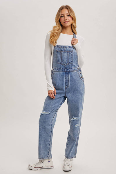 Honest Love Denim Overalls