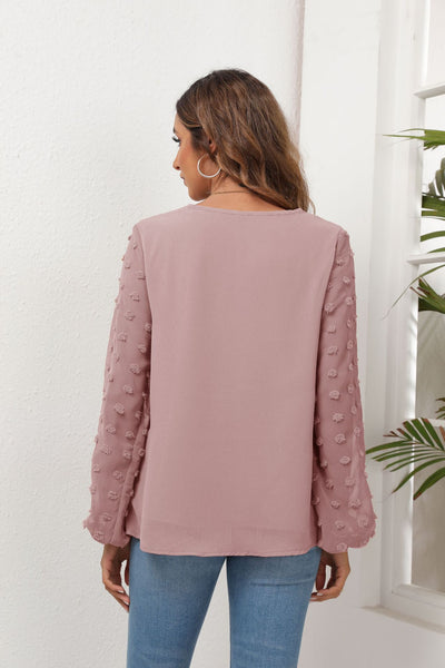 *6 colors | S-2XL* Balloon Sleeve Blouse